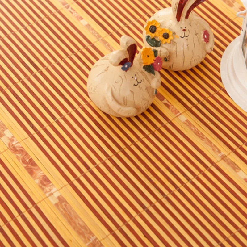 Крутой летний коврик двусторонняя Складная упаковка 1 5/1 8 бамбуковый натуральный