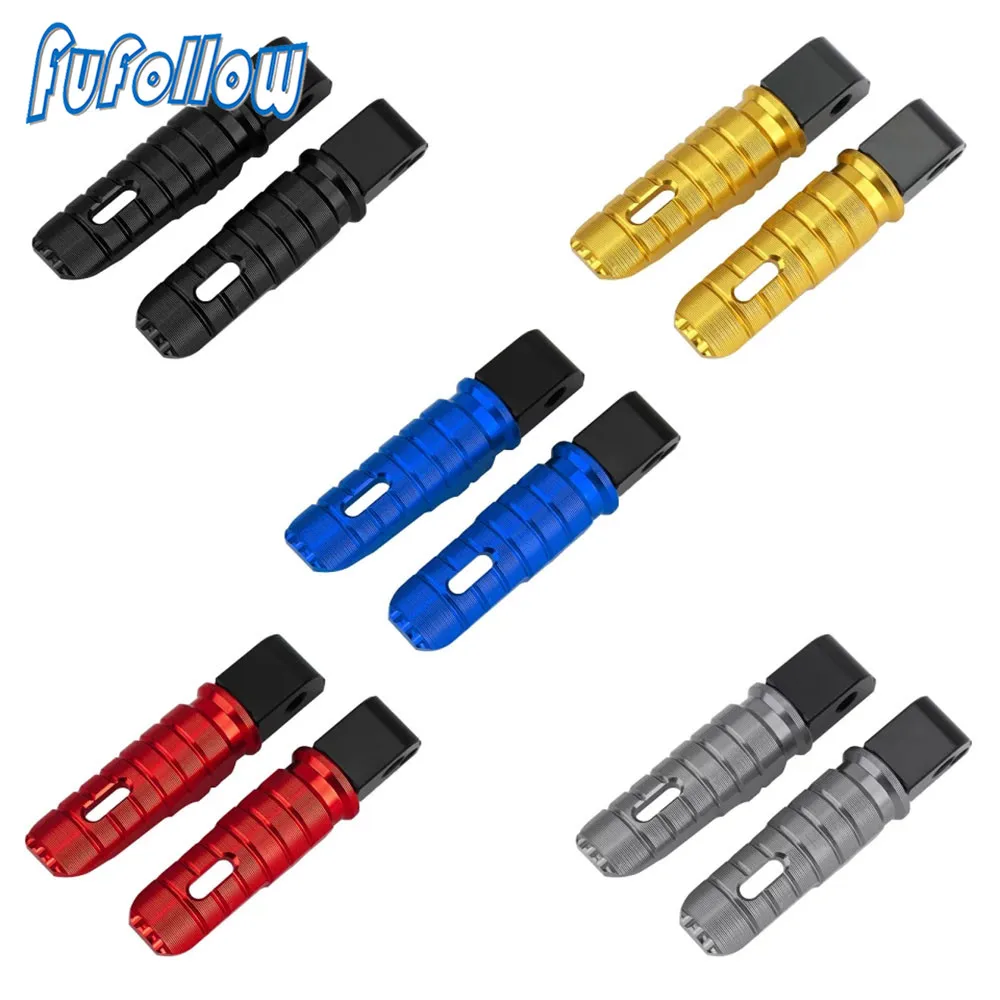 

For KAWASAKI ZX-10R ZX-6R ZX6R ZX10R ZX636 ZX-9R ZX-12R ZX-14R ZZR1400 Motorcycle CNC Passenger Footrests Rear Foot Pegs pedals