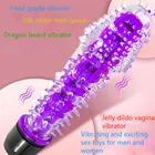 Реалистичный фаллоимитатор Jelly, стимулятор для клитора, Вагинальный Массажер, вибраторы, секс-игрушка для женщин, продукт для взрослых