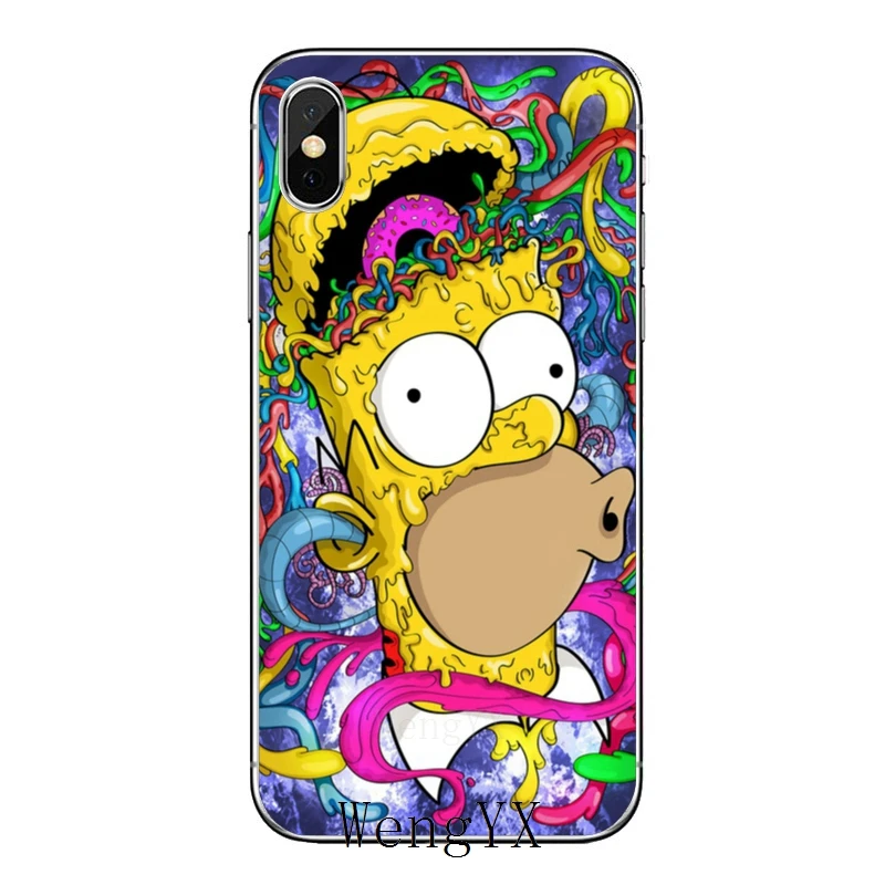 Мягкий чехол для samsung Galaxy A10 A30 A40 A50 A60 A70 A6s A8 A9s J4 J6 Prime Plus Барт Симпсон с персонажами из мультфильмов
