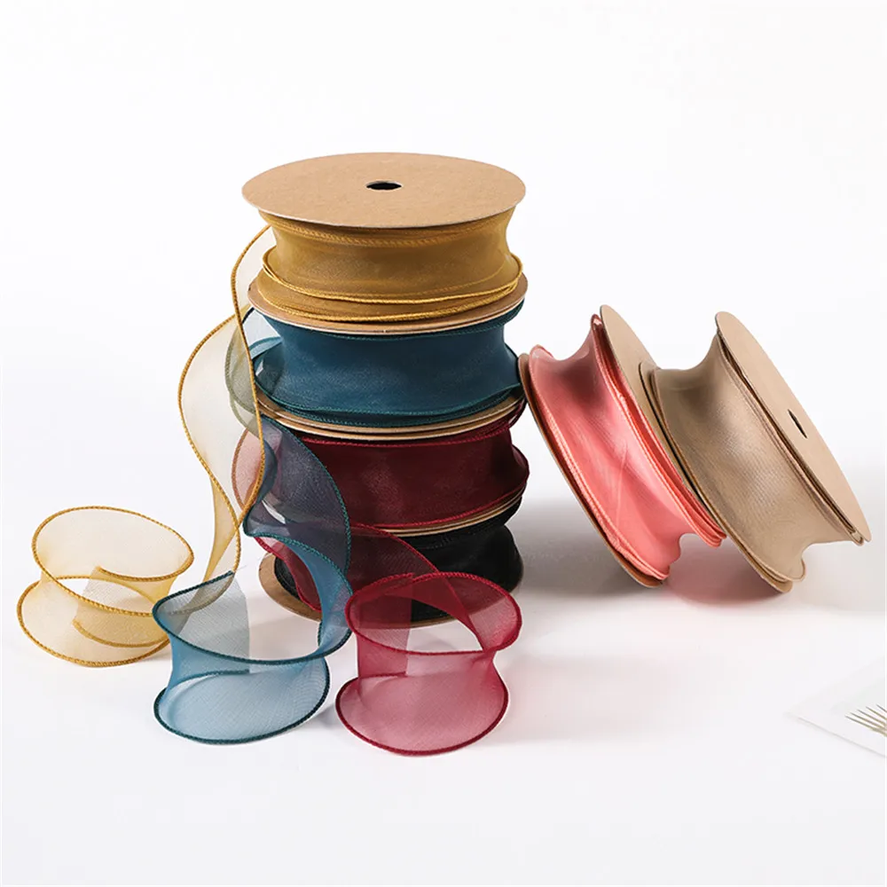 

Korean Crow's Feet Yarn Wavy Bubble Ribbon Flower Gift Package 4cm Bouquet Decoration Bow