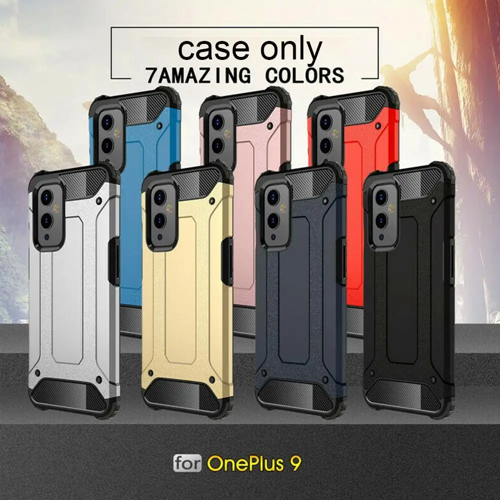 

1Pcs Anti-Drop Phone Case For Oneplus 9 Pro Case 2 Shockproof For Oneplus Hard Tough In Case 1 9 Heavy Armor Military Duty N9F0