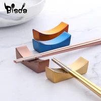 2pcs stainless steel%c2%a0chopstick rack colorful spoon fork rest kitchen table accessories ingot chopsticks holder pillow