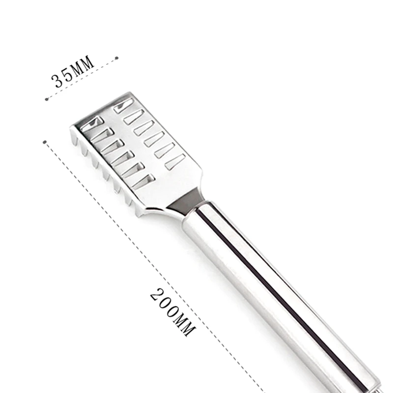 Рыбья чешуя жидкость для снятия Нержавеющая сталь рыбьей чешуи скребок очистки