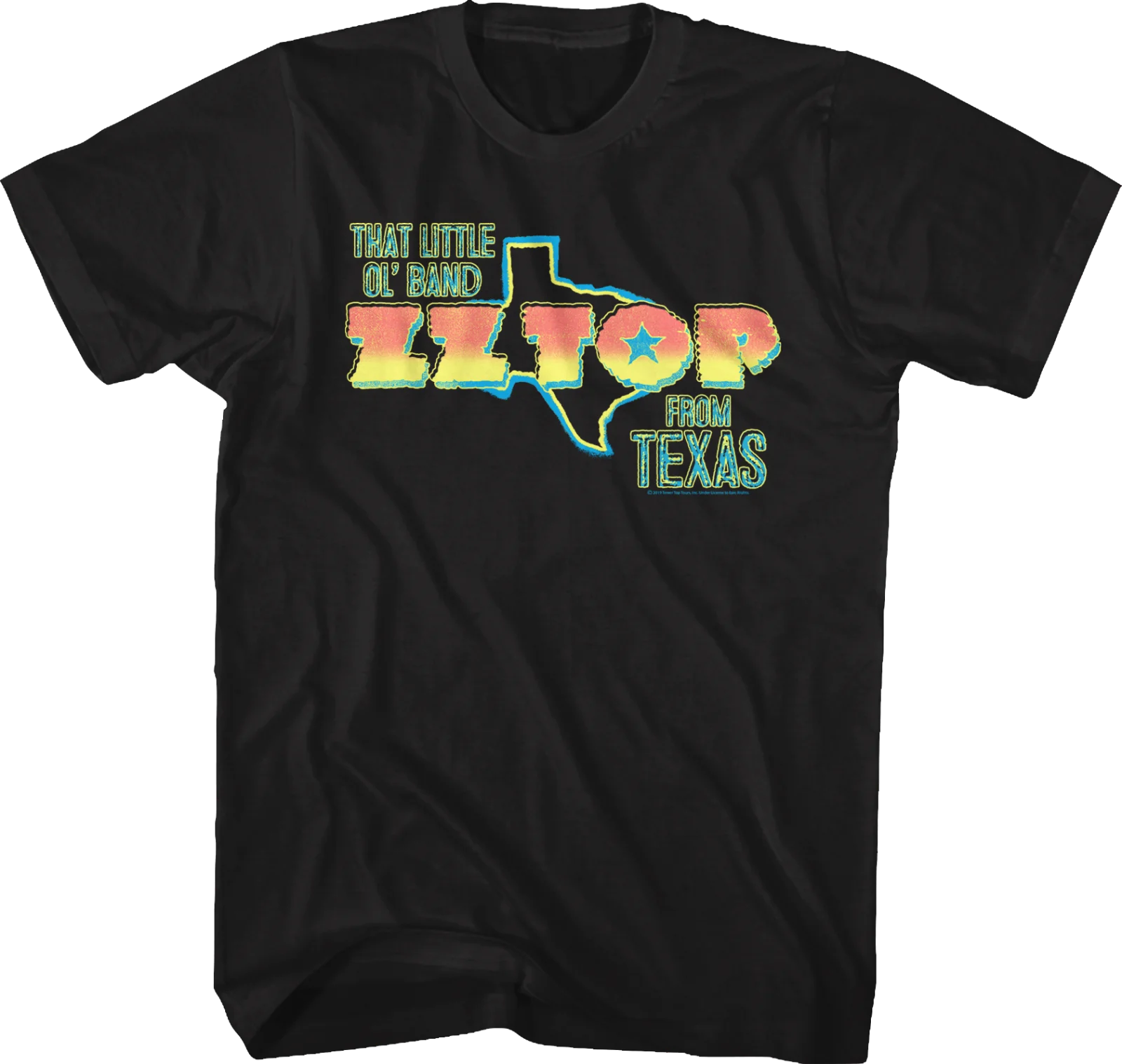 Футболка ZZ Top Texas Band Мужская Лицензированная Рок н ролл музыкальная группа ретро