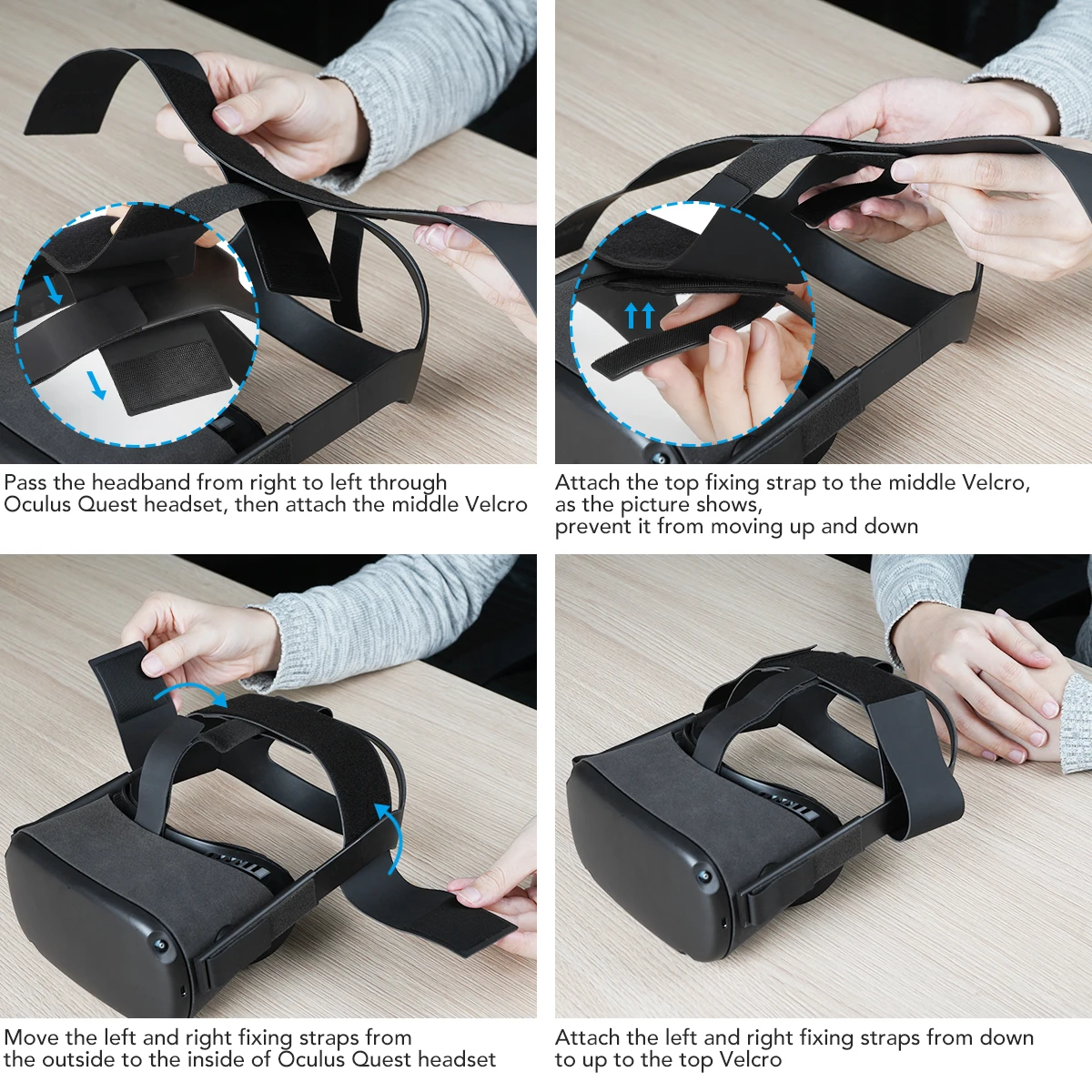 KIWI-дизайн повязка на голову ремешок для Oculus Quest с 1 парой костяшек ремень для Oculus Quest аксессуары для виртуального контроллера
