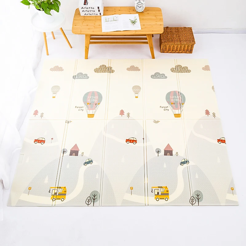 Складной Игровой Коврик для детей очень большой коврик из пены двусторонний