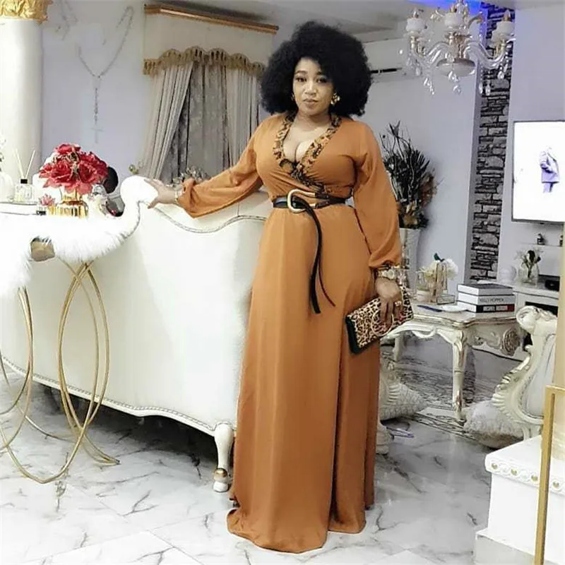 2020 сексуальное леопардовое платье с глубоким v образным вырезом женское длинным