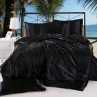 45 1 шт. пододеяльник сплошной цвет атласные шелковые Стёганое одеяло крышка современная домашняя гостиничном номере мягкий качественный и удобный