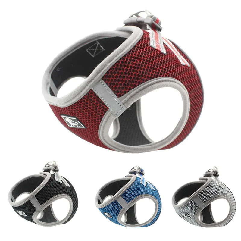

No Pull Pet Dog Harness for Small Medium Dogs Mesh Breathable Puppy Dog Chest Strap French Bulldog Pug Harness Pets Accessories