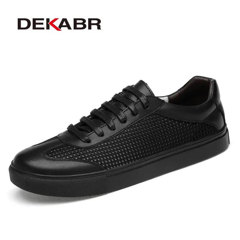 09 Black DEAKRB/классическая мужская повседневная обувь; Мужская модная обувь на плоской подошве для вождения; итальянская стильная мягкая прогулочная обувь осенние кроссовки - Цвет: 09 Black