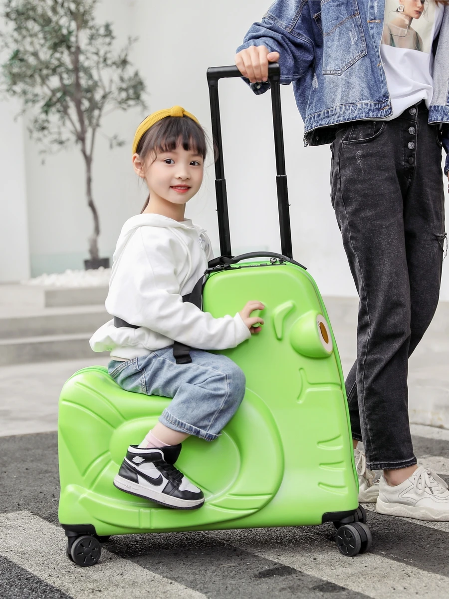 Hot Fashion Cute Kids Trolley Suitcases On Wheels Child Carry On Spinner Rolling Luggage Travel Bag Student Lovely suitcases images - 6