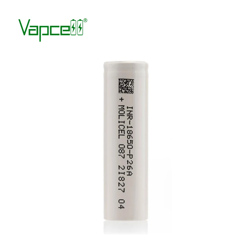 Vapcell оригинальный P26A 18650 2600mAh 25A фонарик/электроинструменты литий ионная