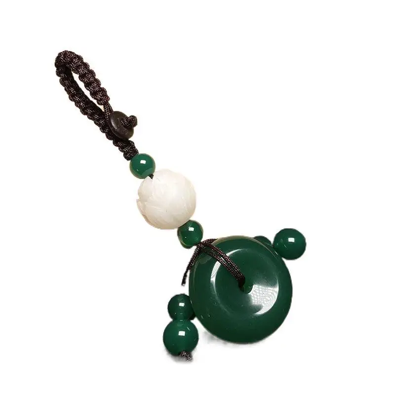 Брелок для ключей Нефритовый брелок Бодхи лотос индивидуальный креативный