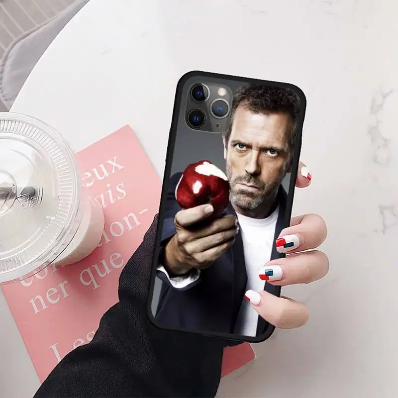 

Dr House Hugh Laurie Pills Bling Phone Case for iPhone 11 12 mini pro XS MAX 8 7 6 6S Plus X 5S SE 2020 XR