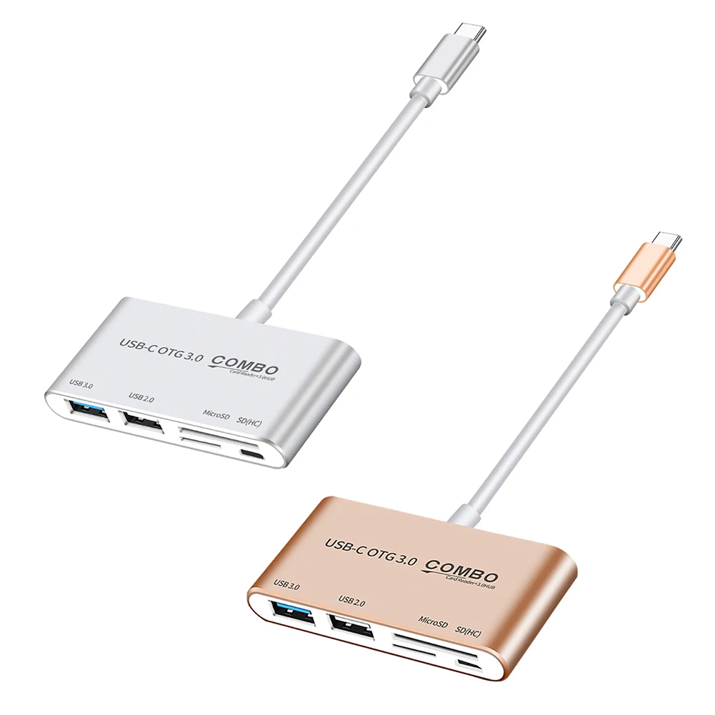 Многофункциональный адаптер для карт памяти USB 2 0 Type C устройство чтения TF SD OTG Mac