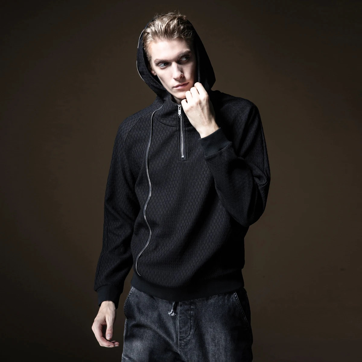 

Palace Limited Half Regular Solid Moleton Masculino Moletom Pinli Fall 2019 New Men's Zipper Hat Guard Coat Overcoat B193109179