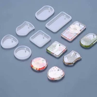 silicone mold for resin epoxy keychain ornaments tag mold pendant resin jewelry making tools diy craft supplies decorations 5pc