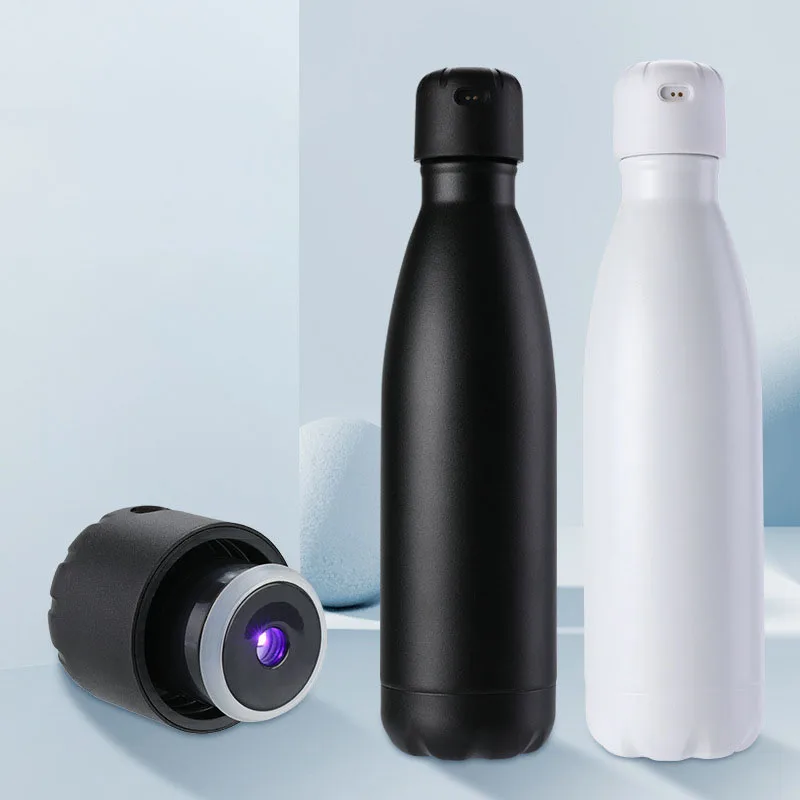 

Smart Thermos Cups UV Sterilizer Water Bottle Stainless Steel Thermos Flask Mug For Outdoor Travel Camping Hiking Drinkware
