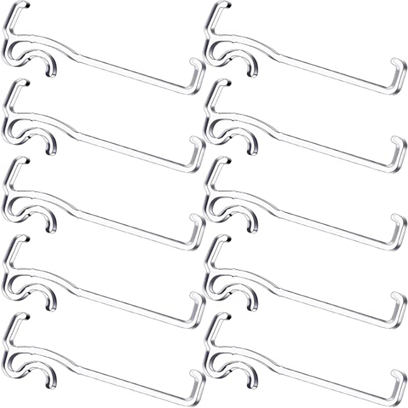 3.25Inch Valance Clips Window Blind Clear Plastic Retainer Hidden for Horizontal | Дом и сад