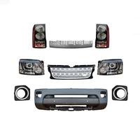 2010 up to lr4 2014 pp facelift body kits for land rover discovery bumper kits headlights rear lamp grill car parts