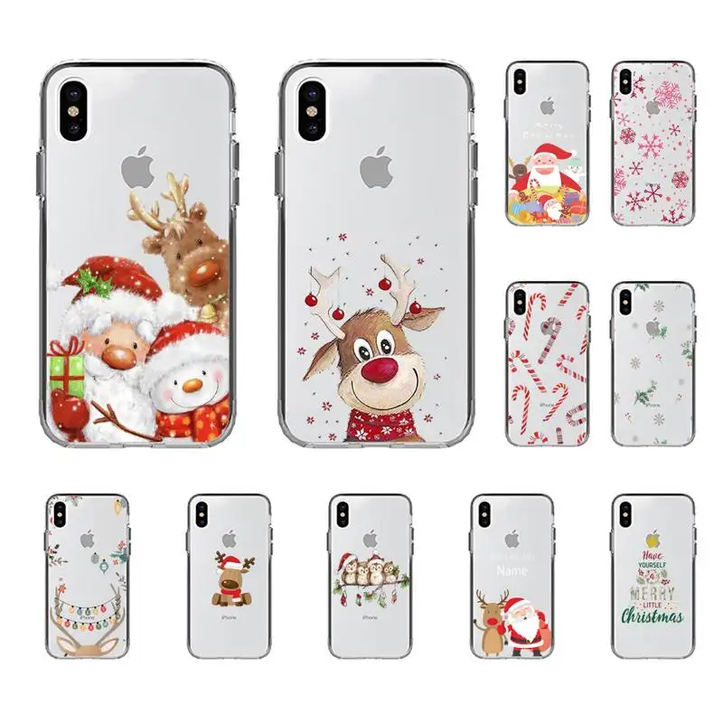 

TOPLBPCS Merry Christmas Phone Case for iPhone 11 12 13 mini pro XS MAX 8 7 6 6S Plus X 5S SE 2020 XR cover