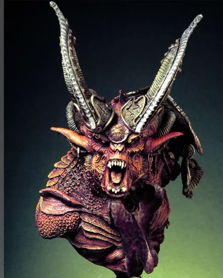 Новая несобранная коллекция 1/6 бюст в виде древнего воина с большой основой