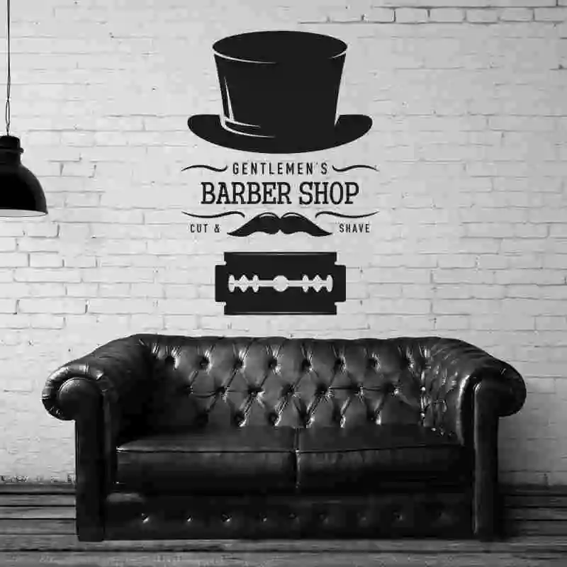 Парикмахерская наклейка на хлеб индивидуальные виниловые настенные