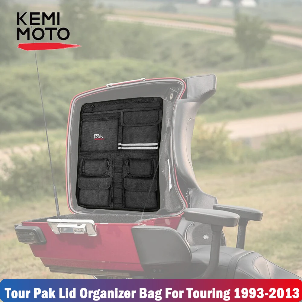 Для Touring Street Glide Road King Tour Pak пакет крышка Органайзер седло мешок Electra Ультра