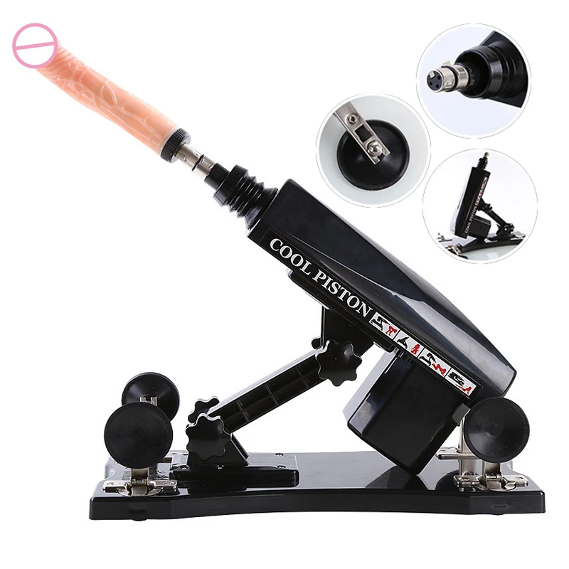 Мощный автоматический секс аппарат для женщин телескопический фаллоимитатор