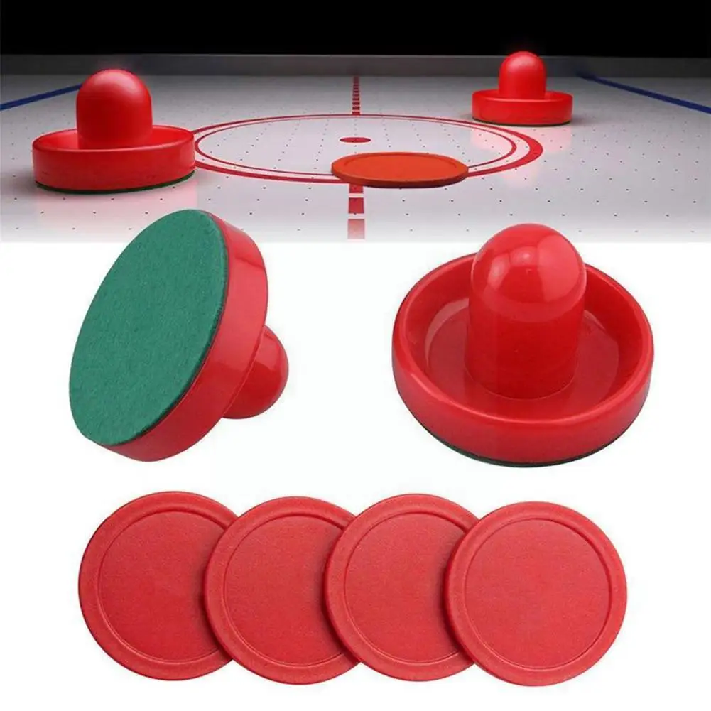 Красное оборудование для воздушного хоккея столы настольная игра шайба 60 мм 51