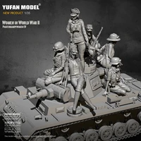 135 yufan model resin model tank soldier beauty self assembled 6 pec setyfww 2067
