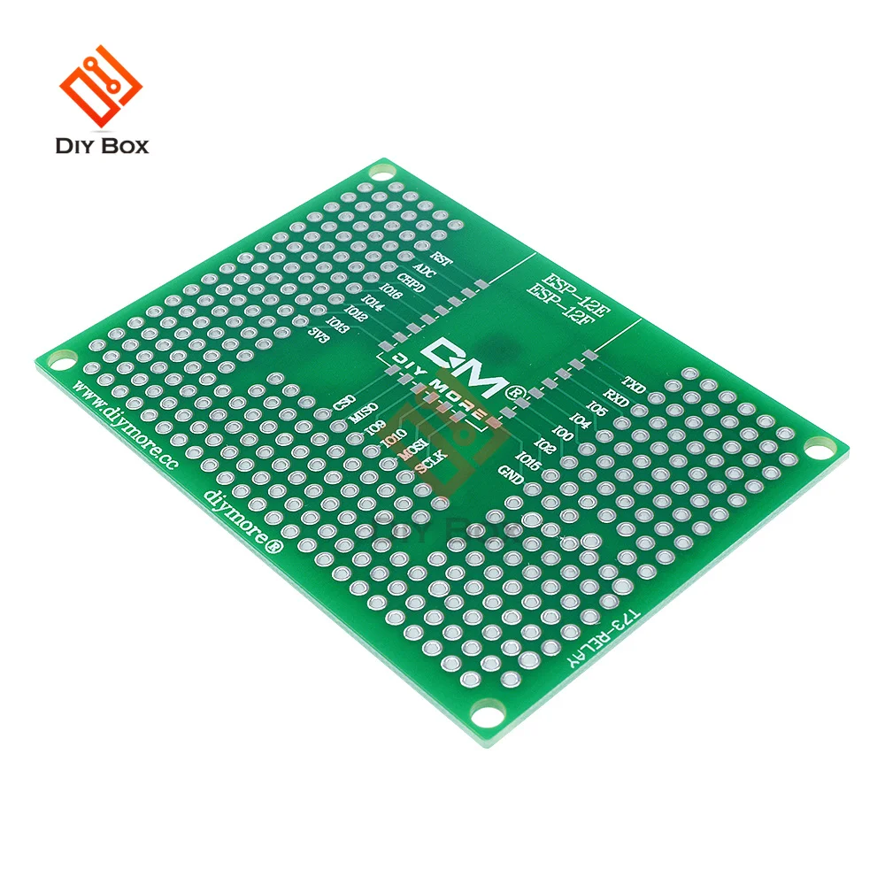 5X7CM двойная сторона Прототип PCB Универсальный макет доска для Arduino UNO R3 ESP8266 WI-FI ESP-12F