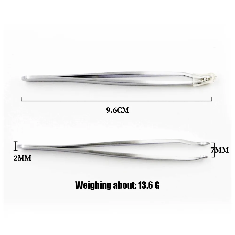 

Nose Hair Trimming Tweezers Round Tip Universal Eyebrow Tweezer Perfectly Stainless Steel Nose Hair Removal Tweezers Care Tools