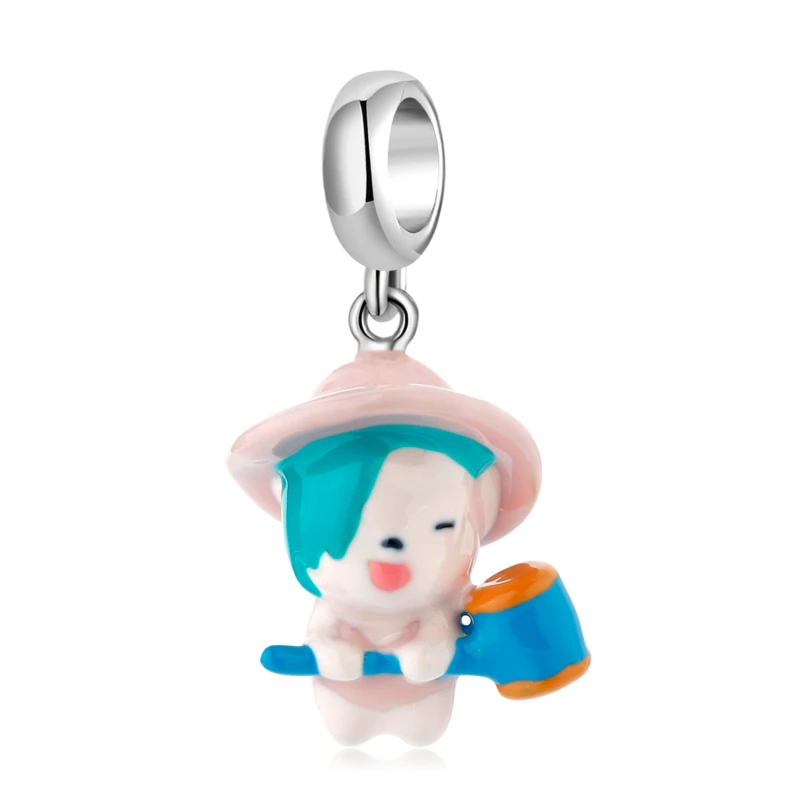 

Подвеска «сделай сам» из серебра 925 пробы с игральным персонажем Чжун уянь, подвеска для оригинального Европейского браслета, изготовление ...