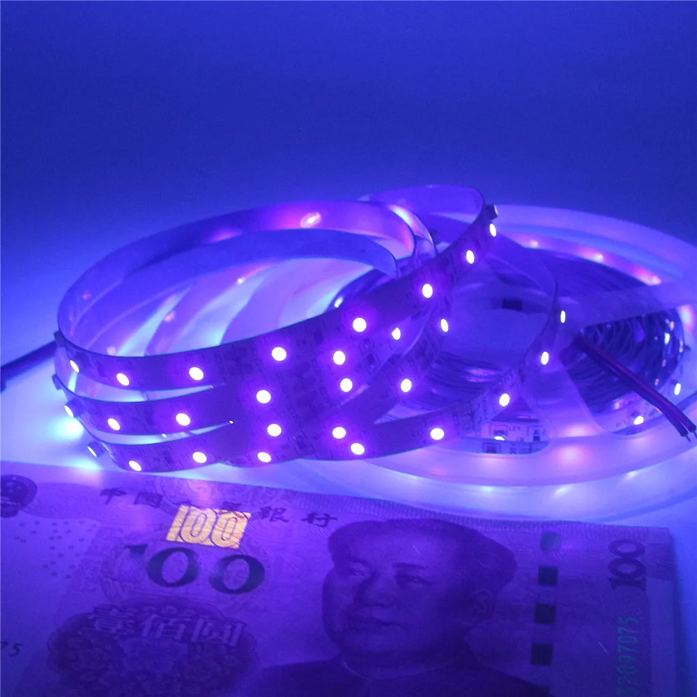 1 м 5 3528 SMD чип УФ светодиодная лента светильник водить 60leds 120 светодиодов