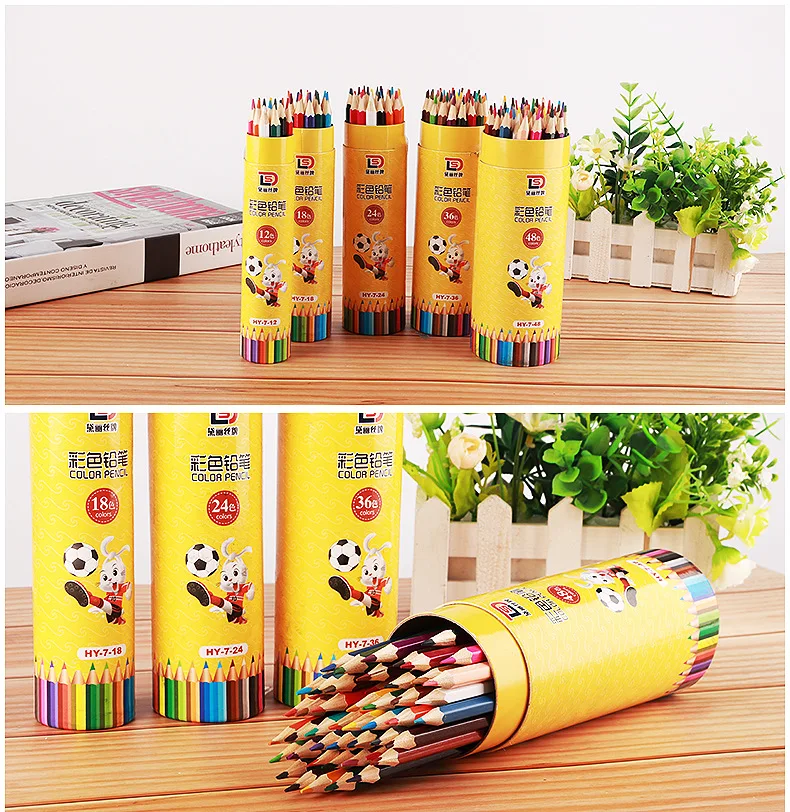 Набор цветных карандашей различных цветов|Юный художник| |