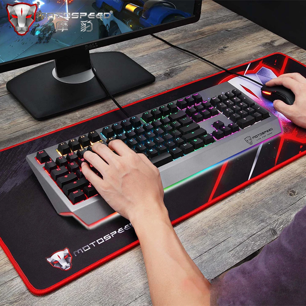Механическая игровая клавиатура MotoSpeed CK99 Alienware с 104 клавишами и RGB подсветкой