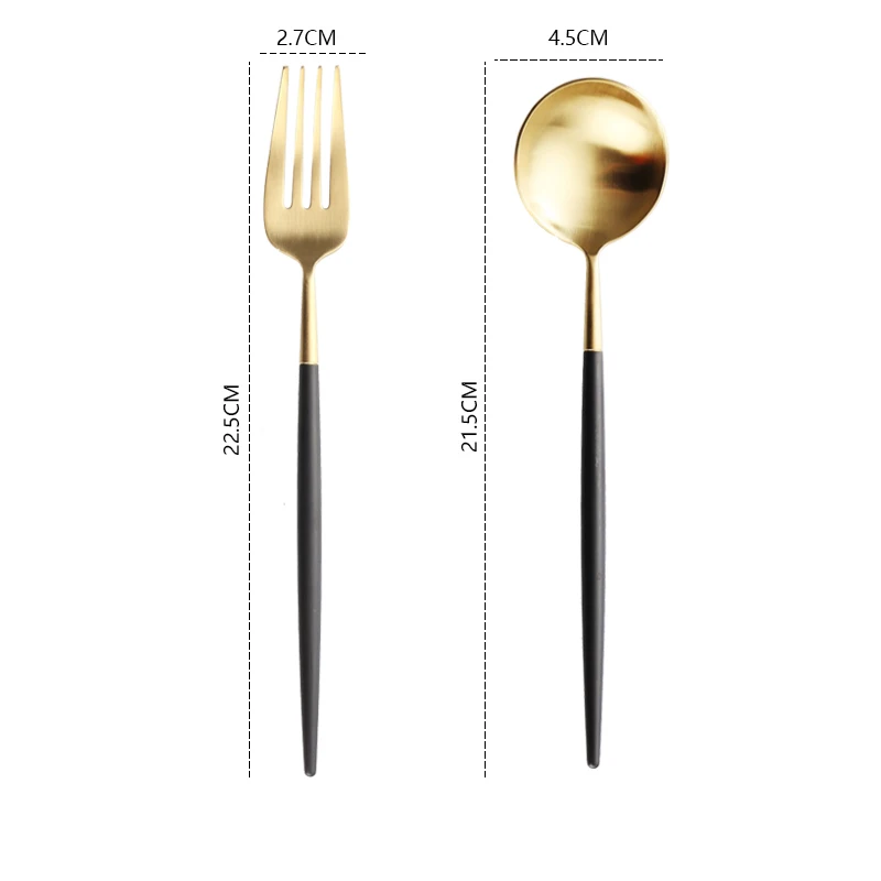 Набор стальных столовых приборов столовая посуда вилки Десертные ножи для масла