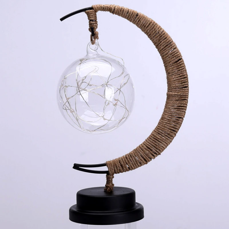 Светодиодный звезды ночной Светильник Apple Стекло на день рождения светильник