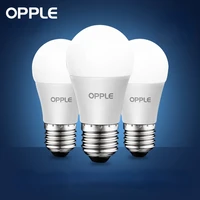 opple led bulb e27 3w 9w 220v 12w 14w 3000k 6500k screw mouth white warm color for house living room yard