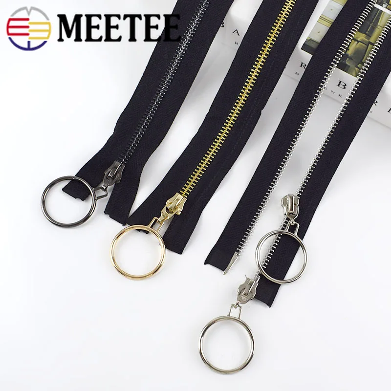 Металлические молнии Meetee 5 #85 см 120 2 шт. открытые двойные слайдеры молния для шитья