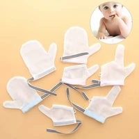 1 pair baby prevent bite fingers nails glove infant anti biting eat hand gloves for babies