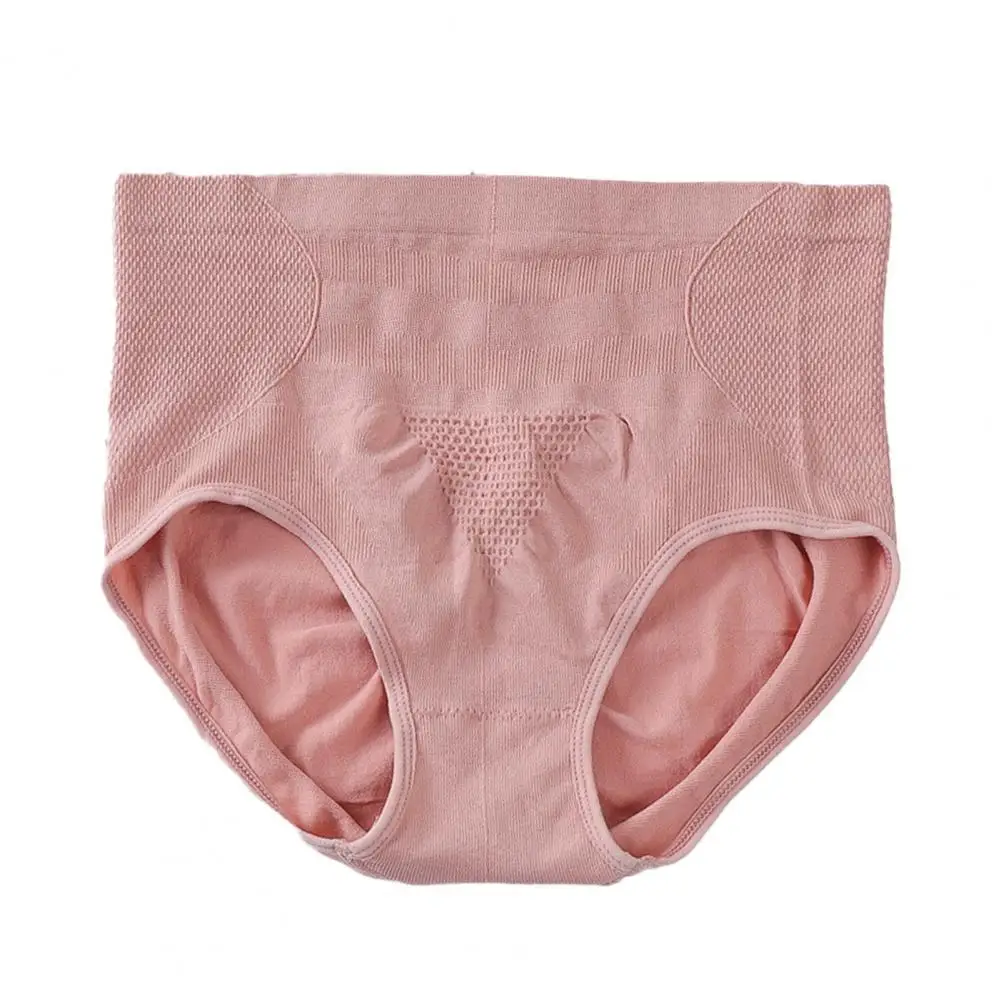 

Women Underpants Solid Color Butt Lift Panties Plus Size Waist Tight Underwear for Daily Wear