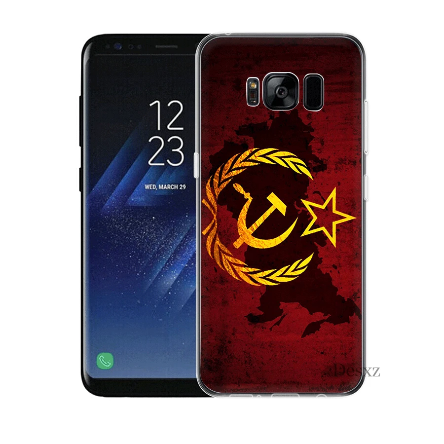 Чехол для телефона Samsung S3 S4 S5 S6 S7 S8 S9 S10E S10Plus Note 8 9 M10 M20 M30 M40 Советского Союза со