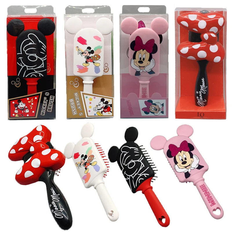 

Disney Children's Cartoon Airbag Massage Kawaii Anime Minnie&mickey Mouse Air Cushion Comb Hair Comb Can Be Gifts for Children