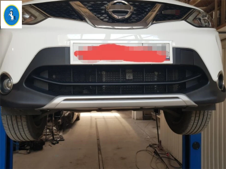 Yimaautotrim защита переднего и заднего бампера, защита от скольжения, Накладка для отделки, комплект, подходит для Nissan Qashqai J11 ABS