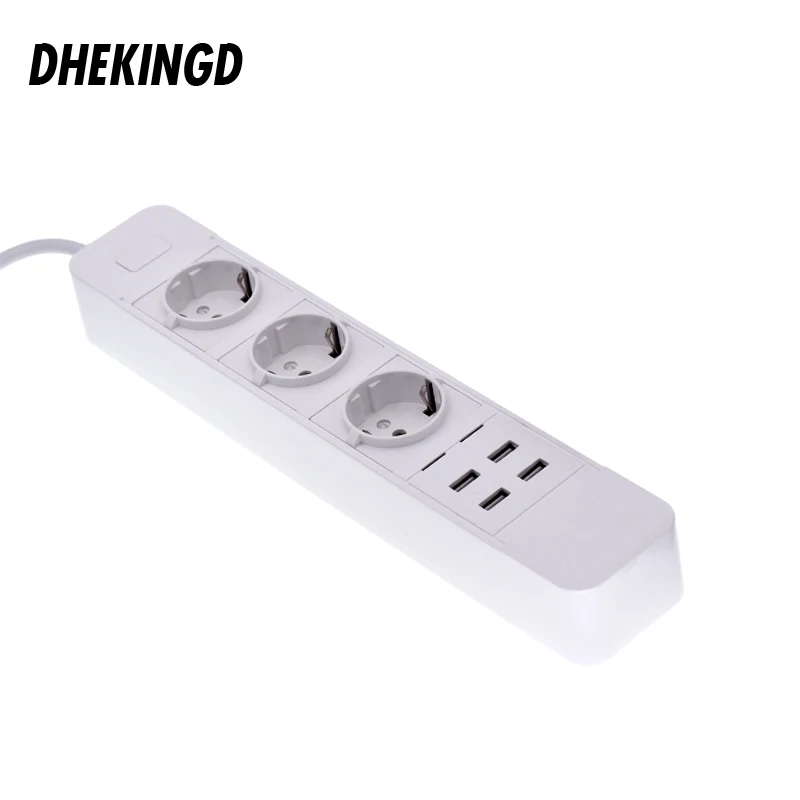 Умная лента питания 3 евровилка, несколько розеток, Homekit, 3 гнезда, 4 порта USB, голосовой пульт дистанционного управления, 1,8 м, 250 В, 16А, 4000 Вт, 5 В, а