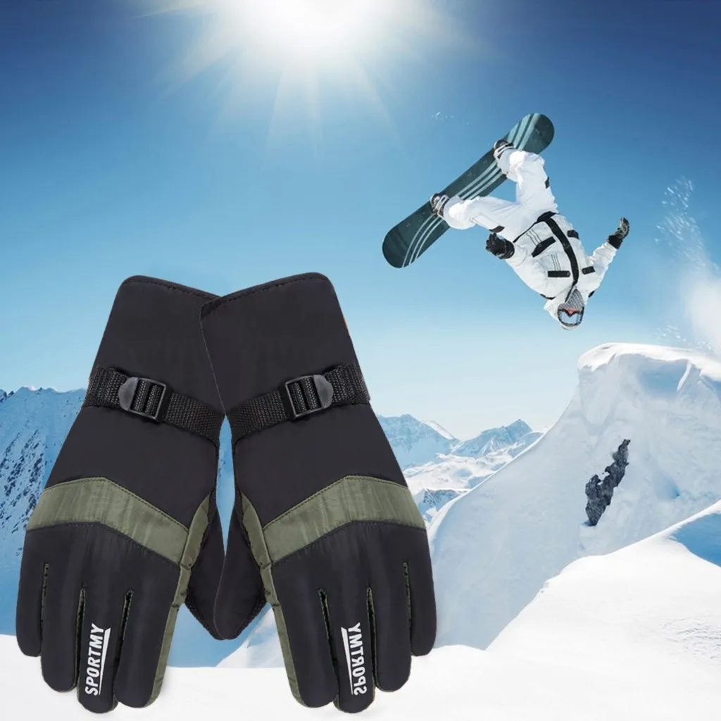 Новинка 2019 мужские лыжные перчатки сноубордические снегоходы мотоциклетные