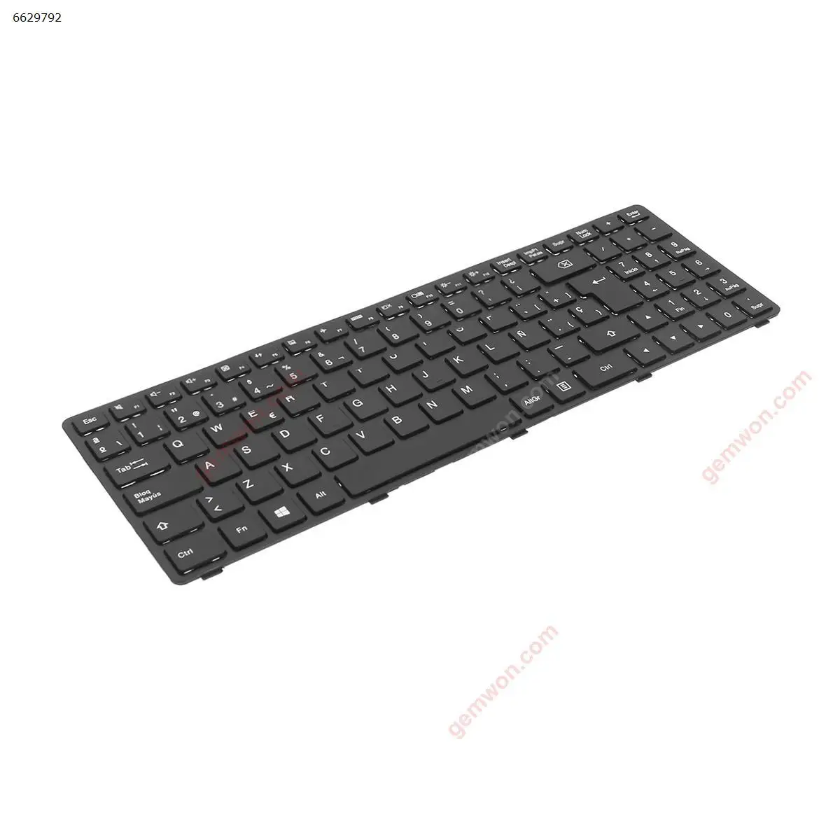 Сменная Клавиатура для ноутбука LENOVO Ideapad 100-15IBD B50-50 с испанской раскладкой черной